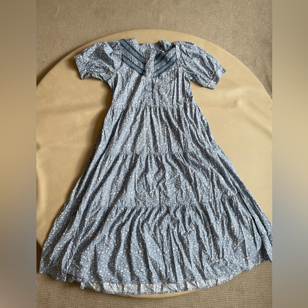 Light blue floral dress